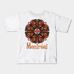 montreal papillon Kids T-Shirt
